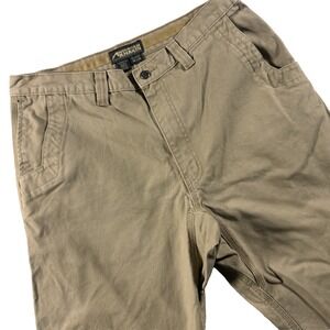 Mountain Khakis Work Pants Men's 36x34 (35x31 actual) Tan Army Duck Canvas